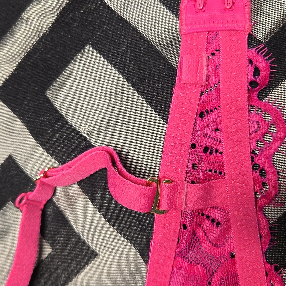 LaSenza PINK lace BRA 36A - Picture 5 of 10